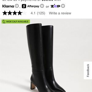 Sam Edelman Black Heeled Boots